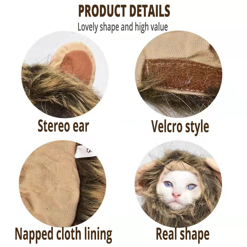 Lion Mane Cat Costume